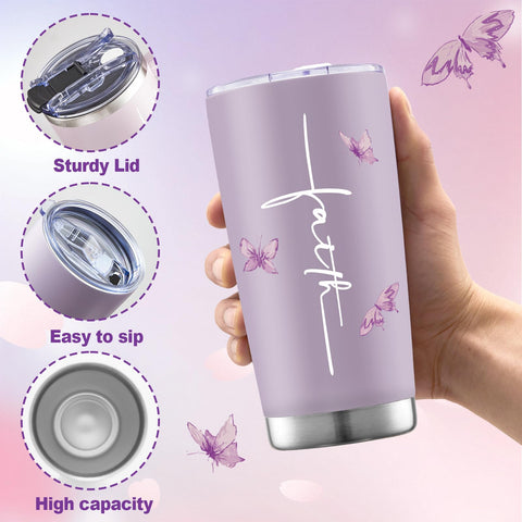 Zoiiwa Bible verses quote tumbler offers daily encouragement.
