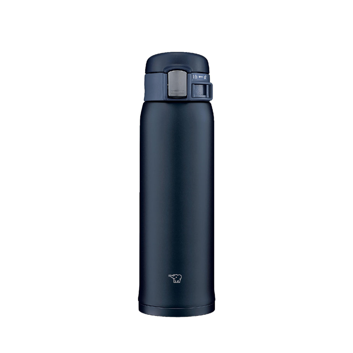 Zojirushi direct drinking mug with one touch open for quick access.