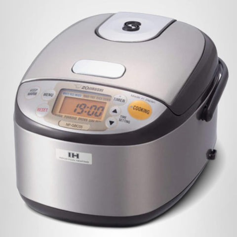 Zojirushi NP-GBC05XT orange LCD control panel for easy timing.
