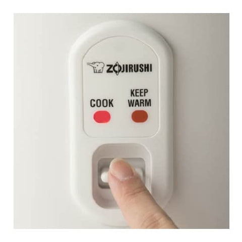 Zojirushi rice cooker metallic gray lock-tight lid for secure use.