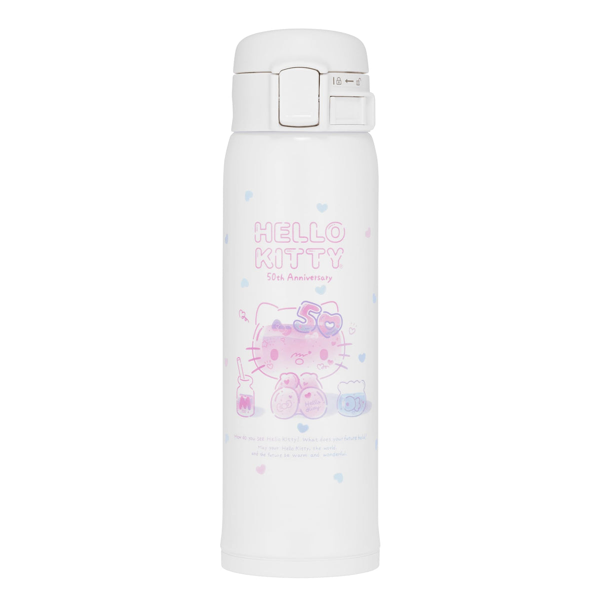 Zojirushi SM-SF48KT Hello Kitty mug, vacuum insulated, keeps drinks hot or cold for hours