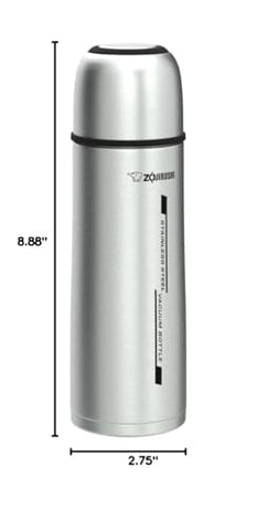 Zojirushi vacuum insulation keeps drinks hot or cold for hours