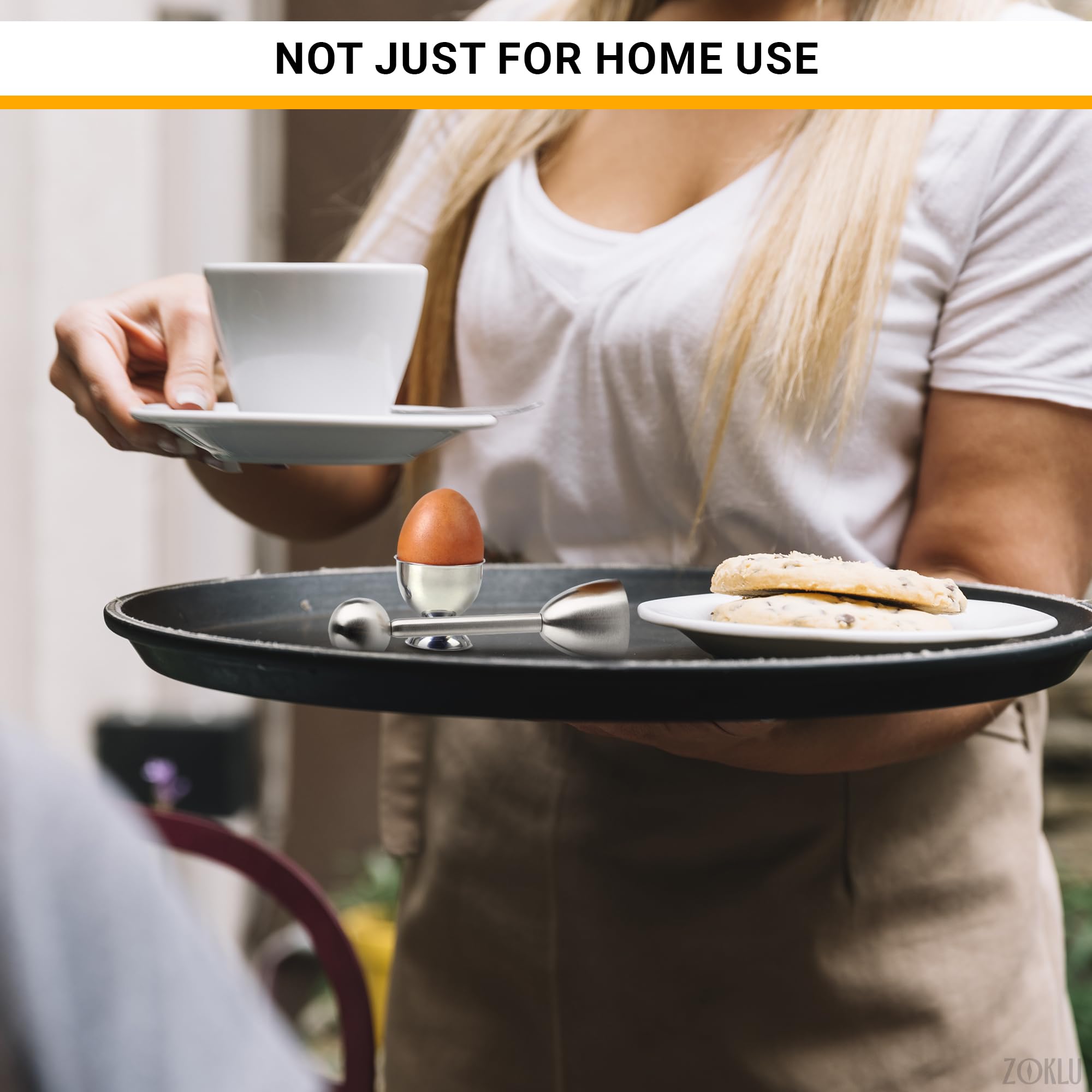 ZOKLU dishwasher-safe egg tools simplify cleanup after breakfast.