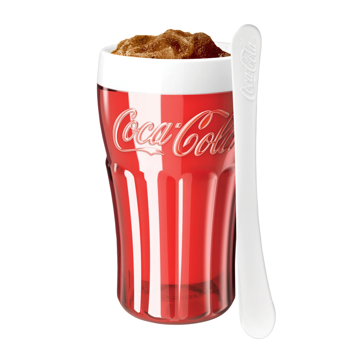 ZOKU Coca-Cola Float & Slushie Maker inner core frozen and ready to use for quick treats