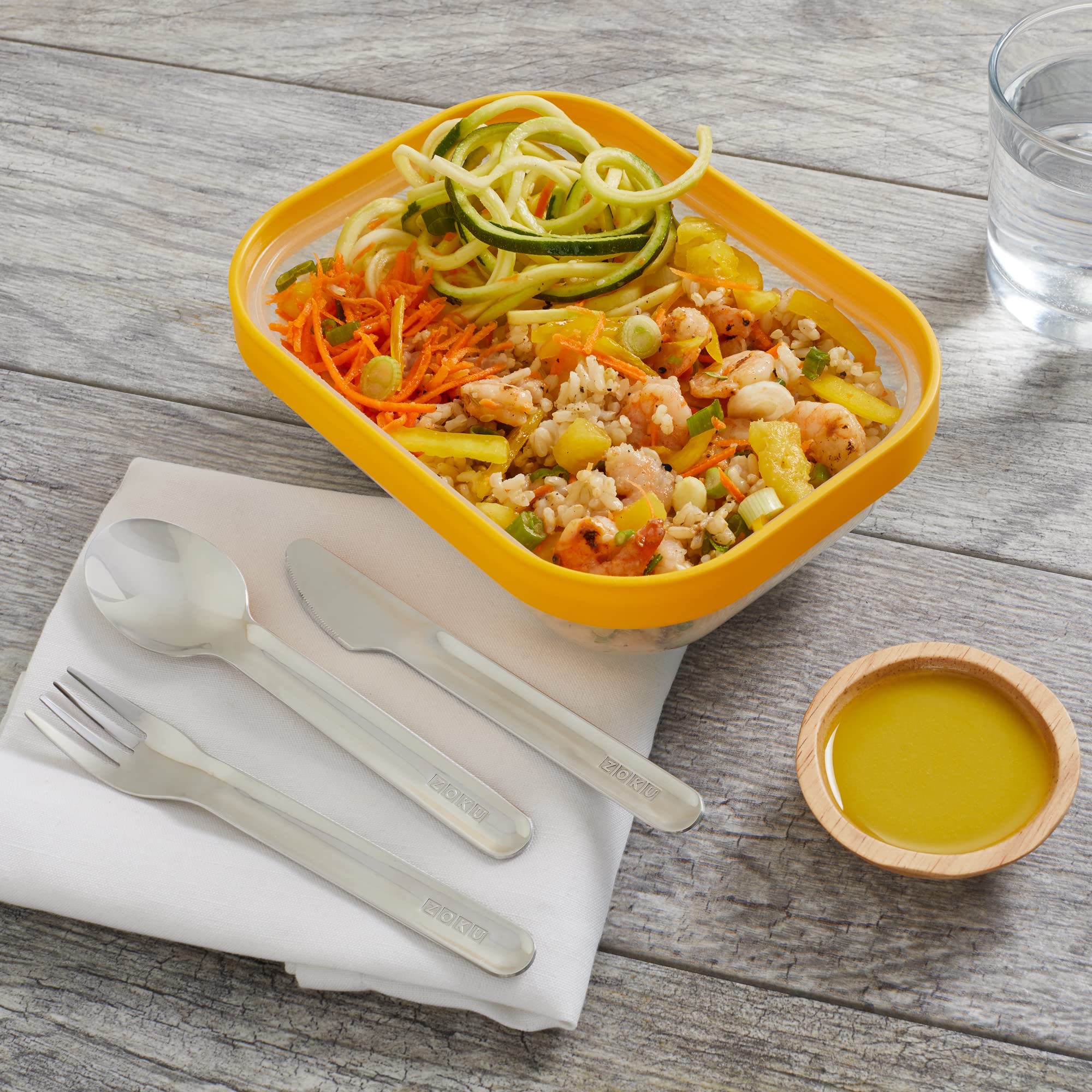 ZOKU dishwasher-safe reusable cutlery for easy cleanup