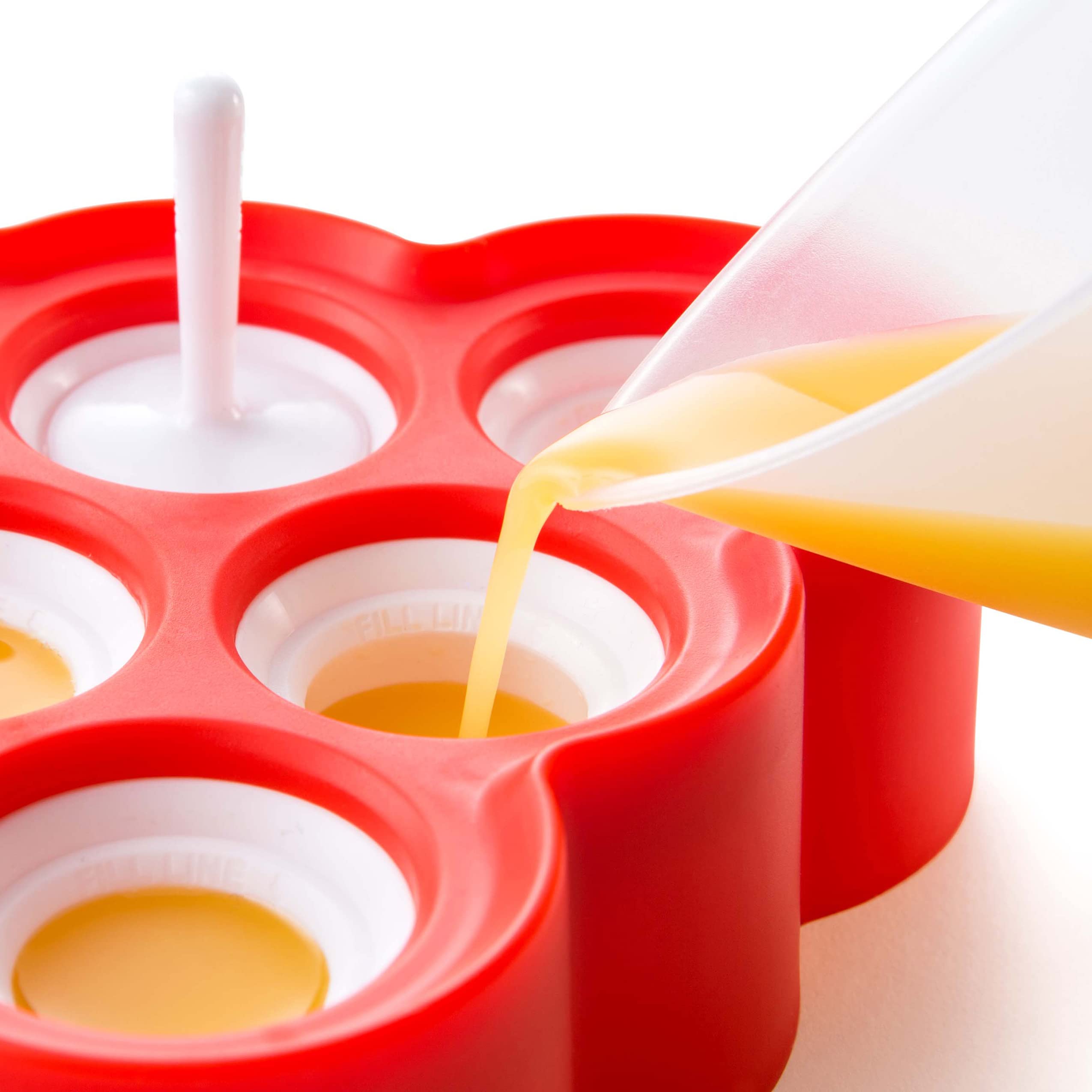ZOKU sticks with drip guards prevent mess during serving