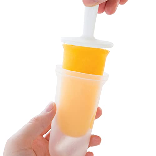 ZOKU pops release easily from the mold after freezing.