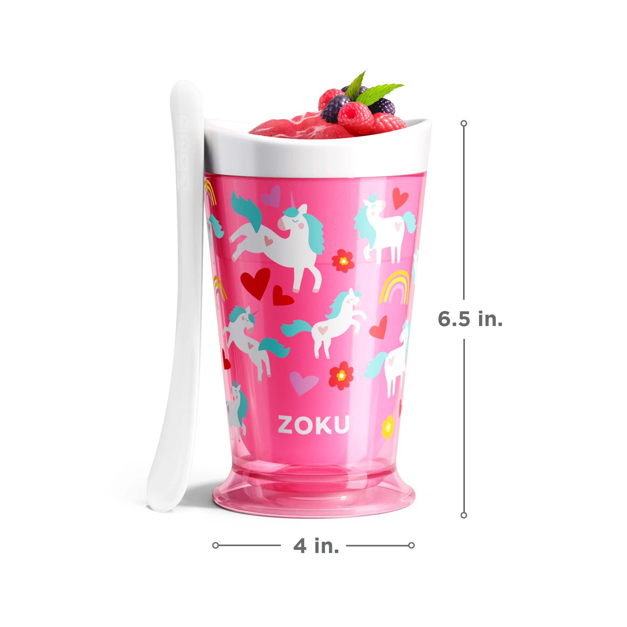ZOKU Unicorn slush-cup-design adds playful charm while delivering quick beverages.