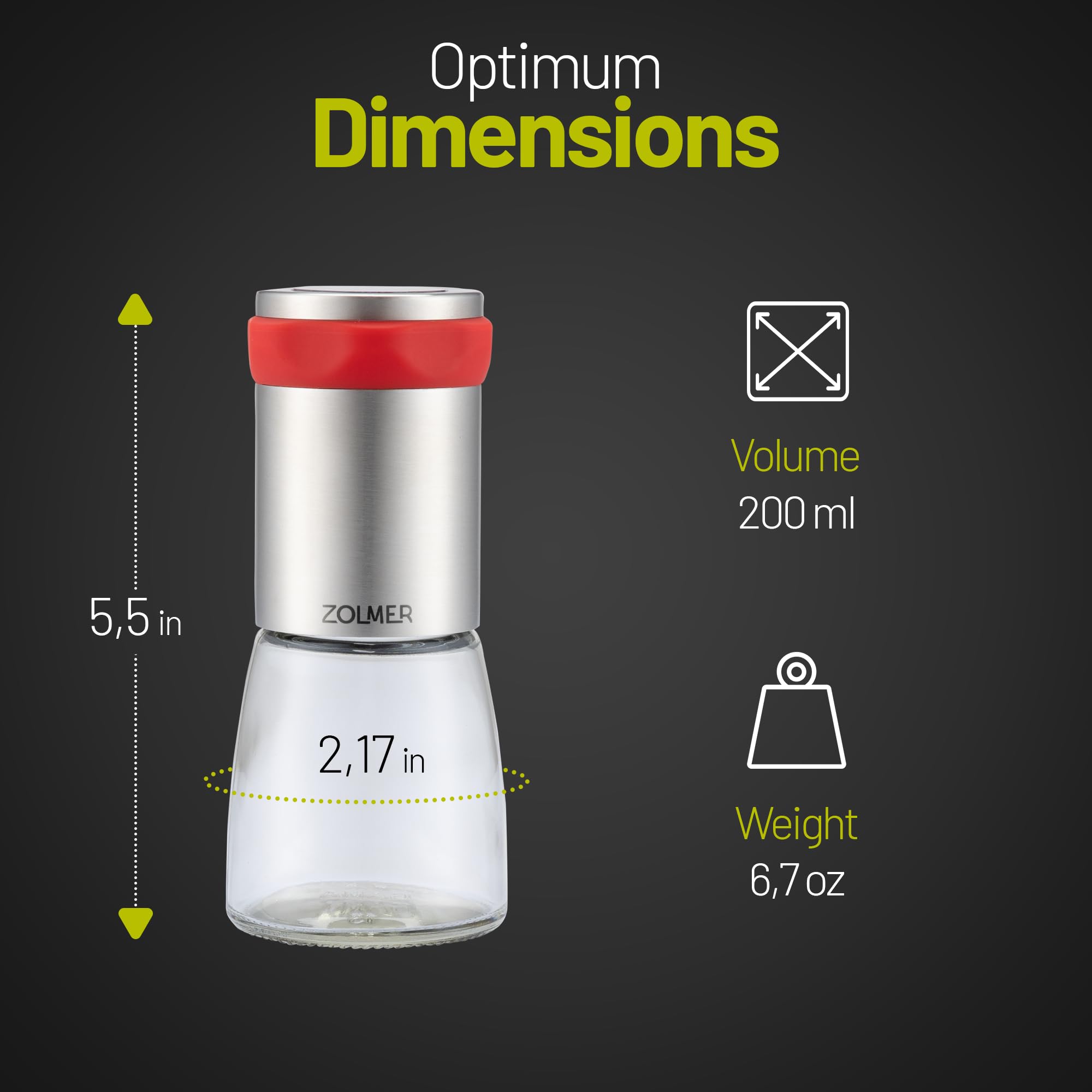 ZOLMER aroma protection lid in use, preserving fresh chili aromas for tastier meals