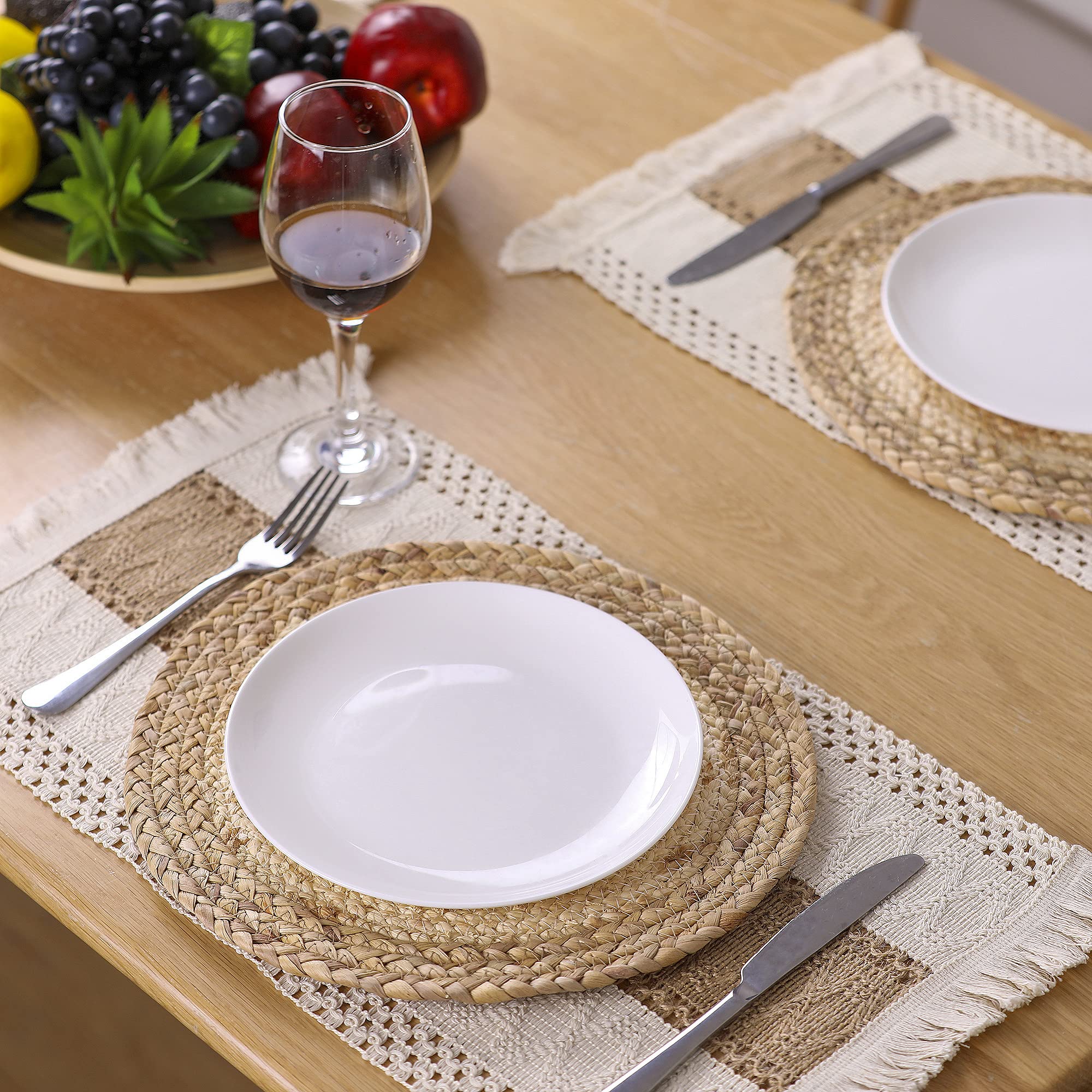 Zology boho table decor adds texture to your table setting.
