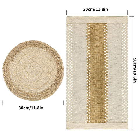 Zology placemats non-slip and heat-resistant design; surface protection.