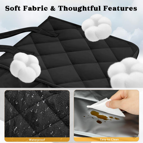 ZOMFELT lunch tote water-resistant exterior protects contents from spills.