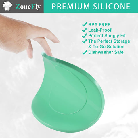 ZoneFly heat-resistant silicone lid withstands high temperatures.