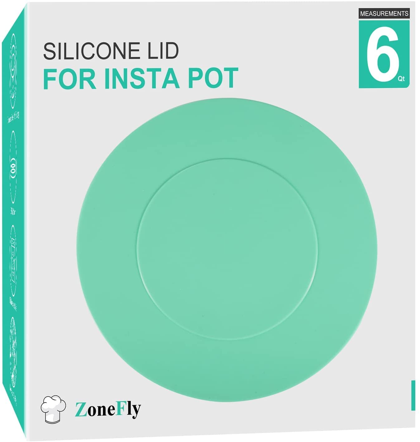 ZoneFly lid transforming the inner pot into portable storage for meals.