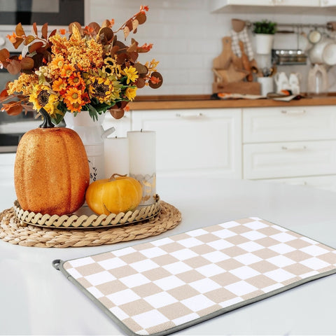 Zonon two-pack dish mats ready for everyday kitchen use.