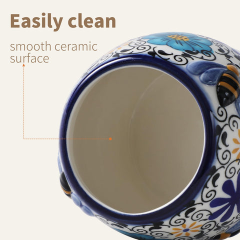 ZOOBEE honey jar used for tea and toast to elevate breakfasts