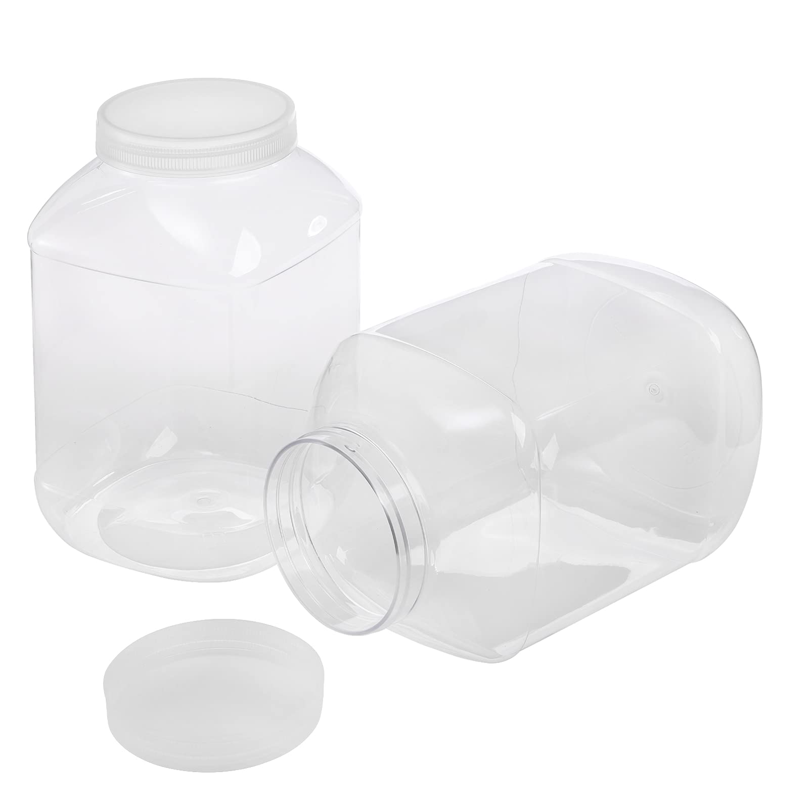 ZOOFOX airtight screw-on lid seals jars to prevent leaks and preserve freshness.