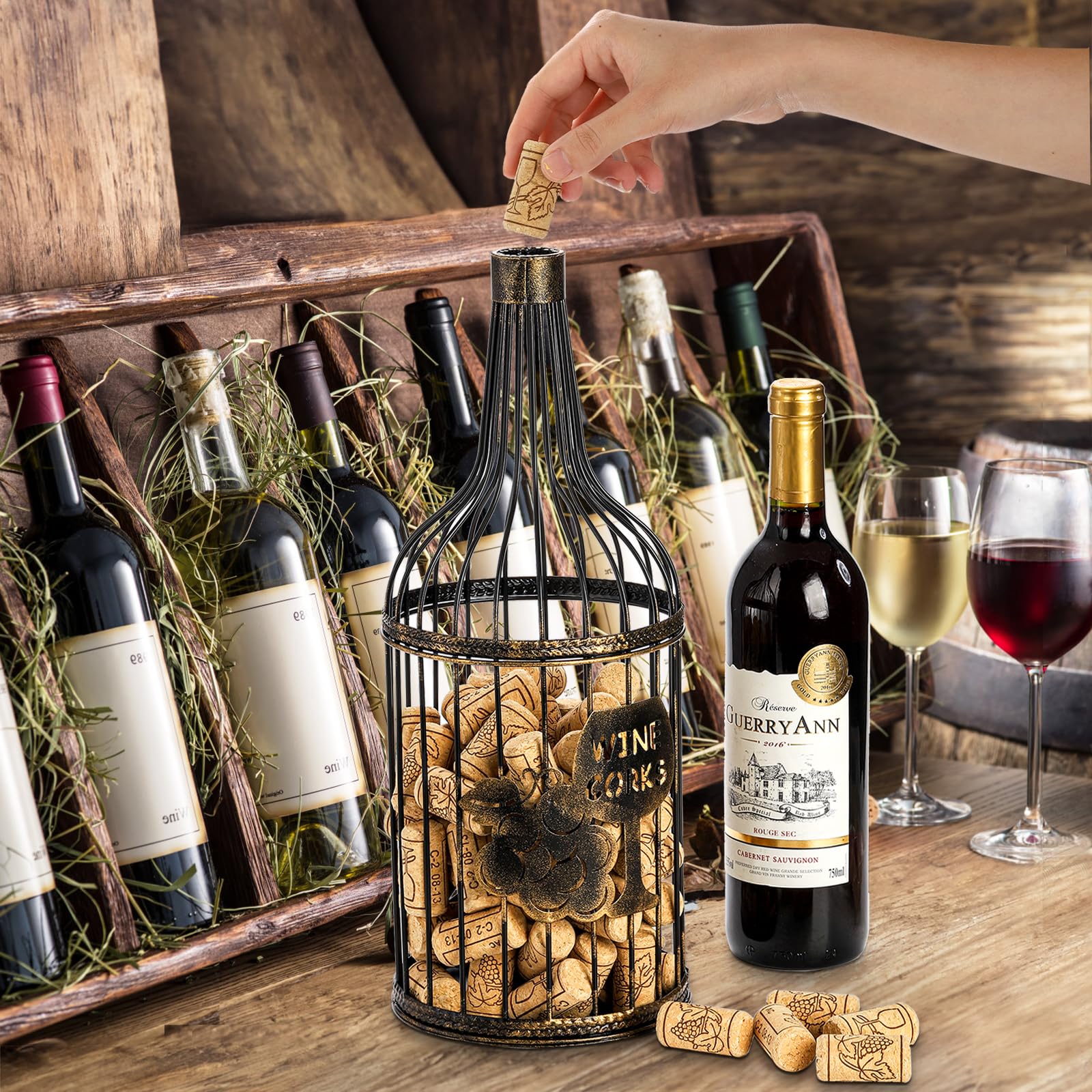 ZOOFOX gift for wine lovers suits Christmas, birthdays, and housewarmings.