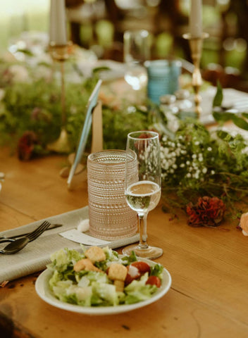 ZOOFOX retro glassware enhances table decor during holidays and celebrations.