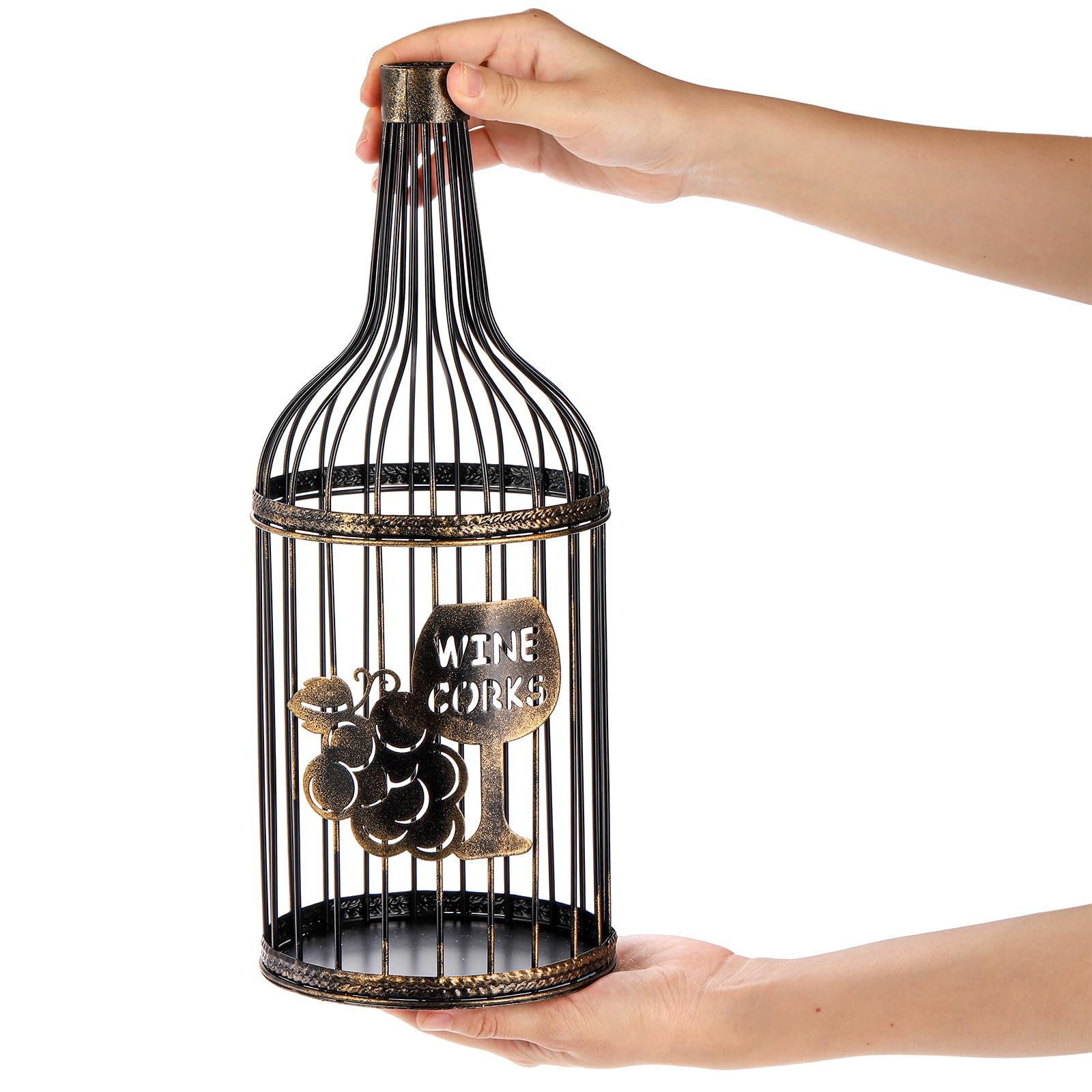 ZOOFOX rustic tabletop decor elevates shelves and mantels with wine-themed flair.
