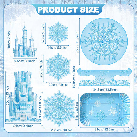 Zopeal snowflake 1-tier cake stand showcases cupcakes neatly.