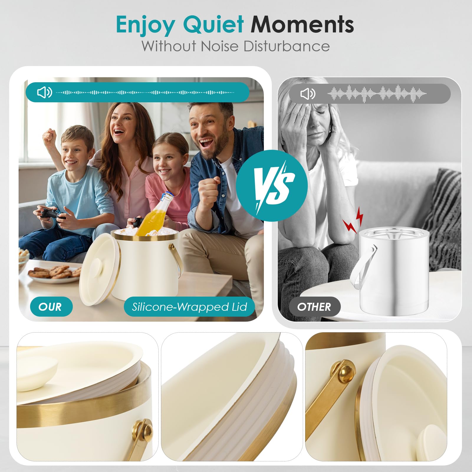 ZORMY lid and handle design supports easy transport of ice.