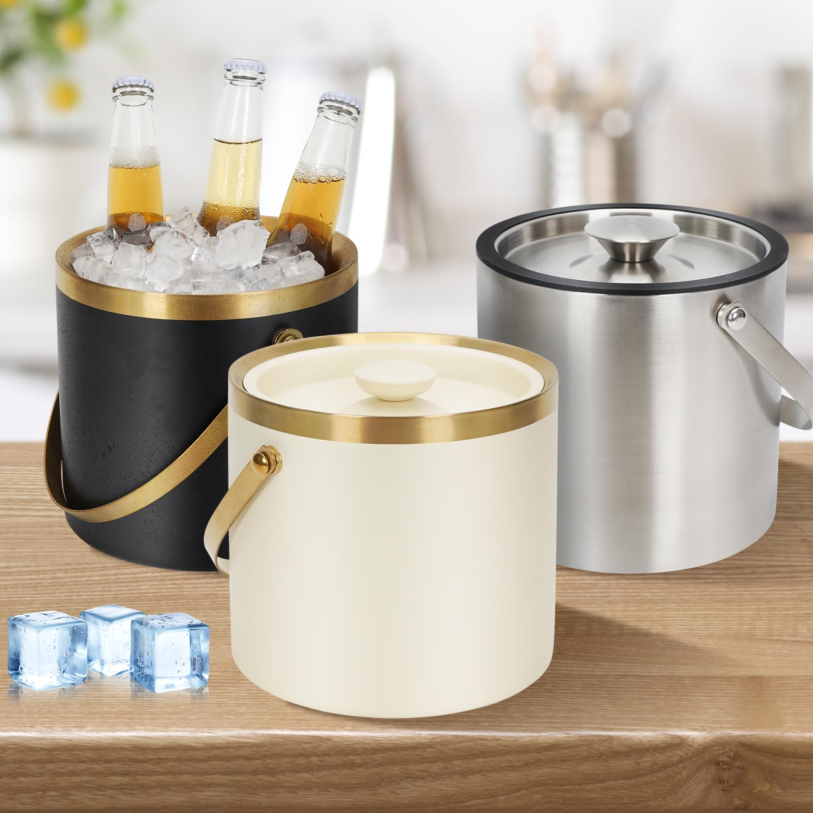 ZORMY party-ready ice bucket enhancing beverage service.