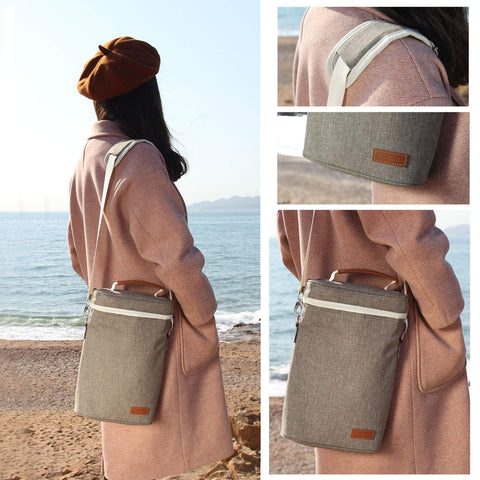 ZORMY dimensions fit two standard 750ml bottles.