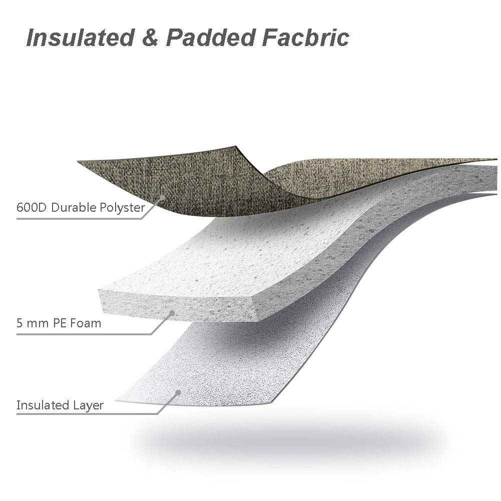 ZORMY durable 600D exterior withstands travel to beach, picnic, and parties