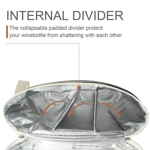 ZORMY gift-ready wine tote enhances outdoor gatherings.