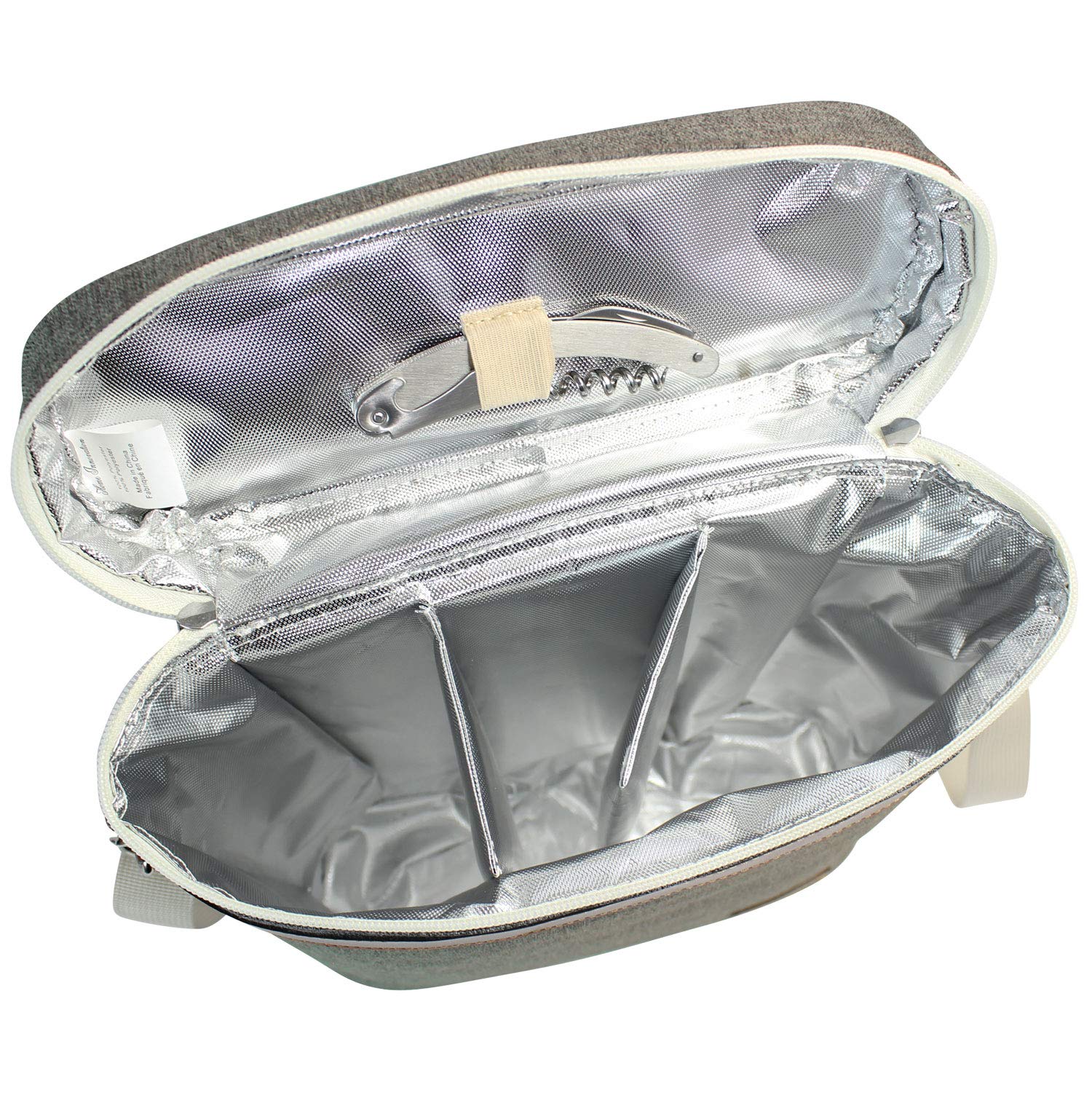 ZORMY tote features adjustable shoulder strap and PU leather handle for easy carrying