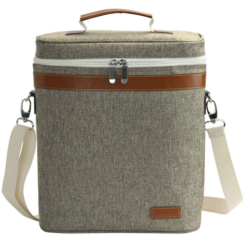 ZORMY wine tote's maxcold insulation and thick lining keep drinks cooler longer