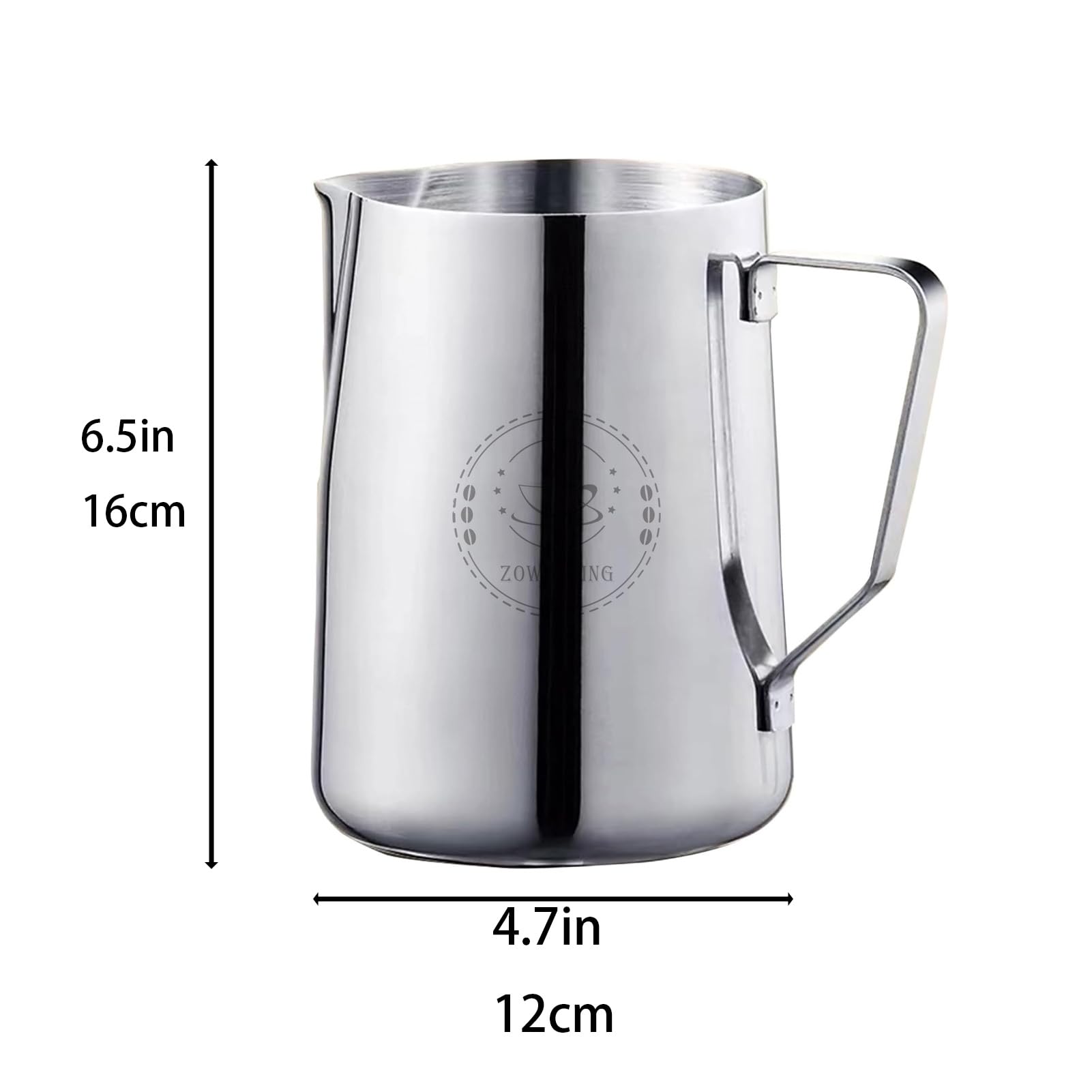 ZOWIE KING pitcher shows dual-side measurement marks for quick precise portions.