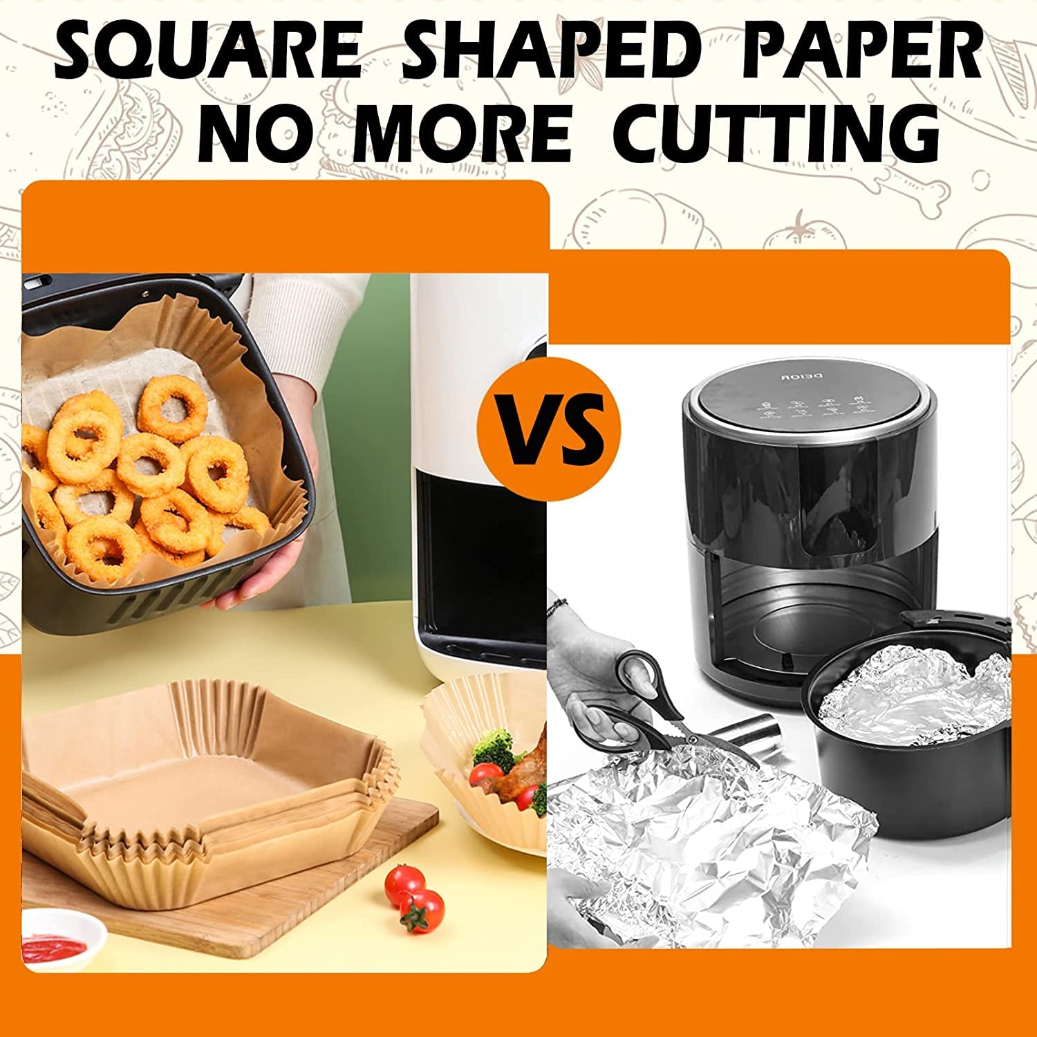ZOWVAAM waterproof, grease-proof baking paper protects cookware