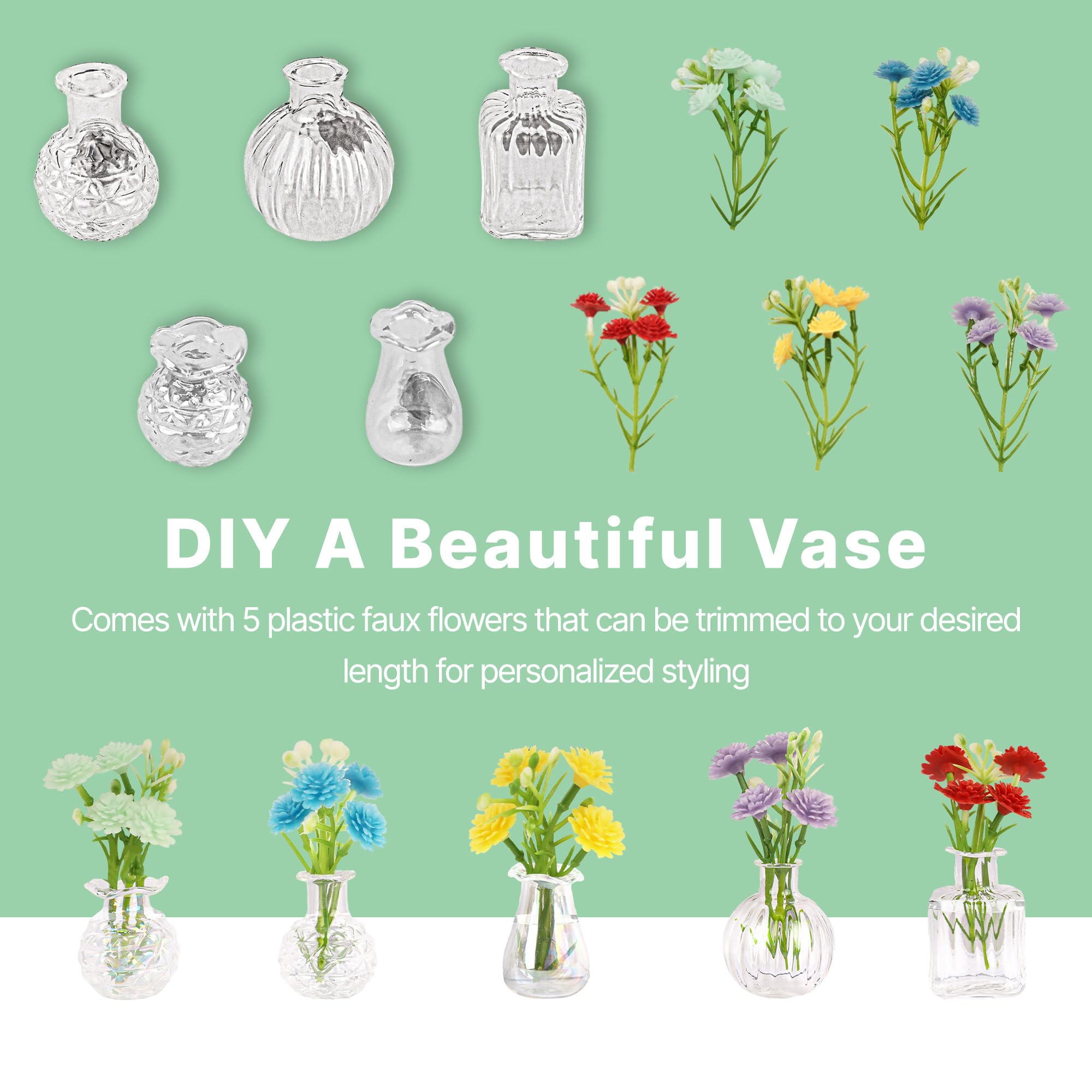 ZOYVUX mini vase fridge unique shapes create playful displays