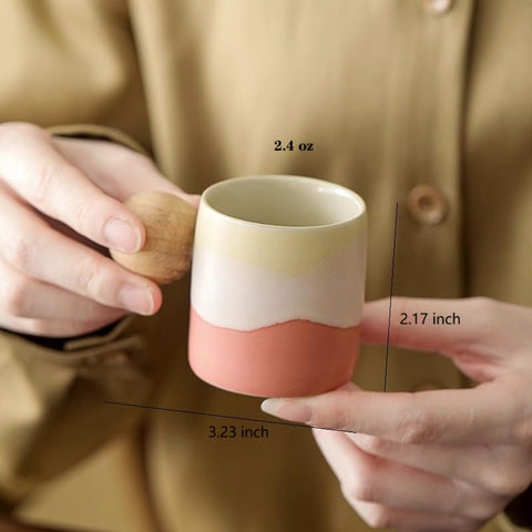ZPGXLRZ compact espresso cups fit in drawers and travel bags