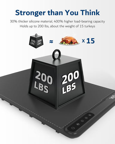 ZPPBL warming mat rollable for compact storage and travel