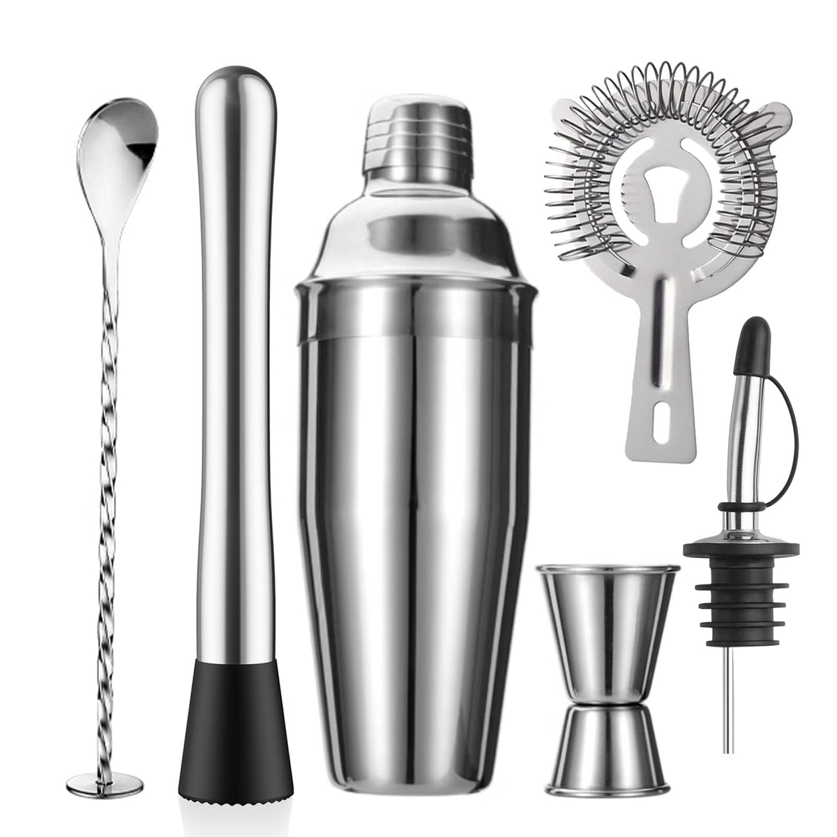 ZPUFAW 24oz shaker with mirror finish for smooth mixing and easy pouring