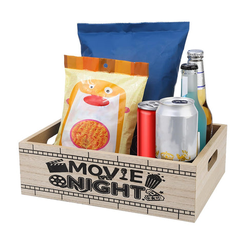 ZQUDBF open-top snack organizer enables quick refills during watching sessions.