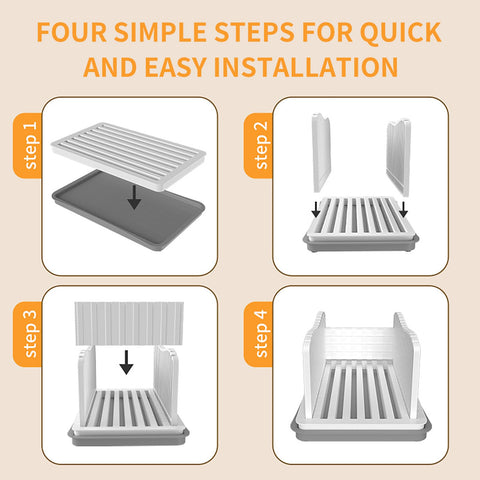 ZQZXD Non-slip pads keep the slicer stable while cutting