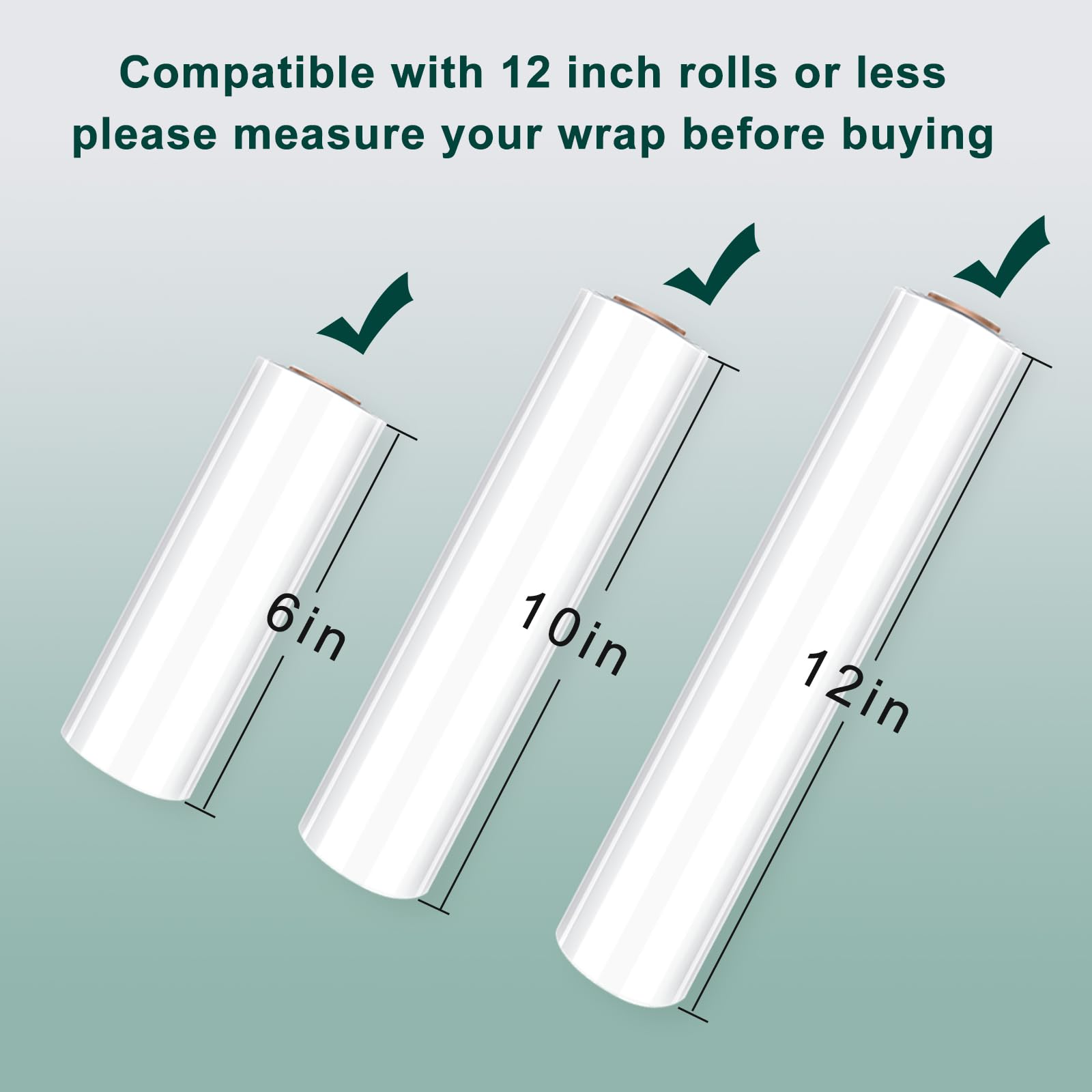 Zri Bamboo 12-inch roll compatibility fits common wraps in busy kitchens.