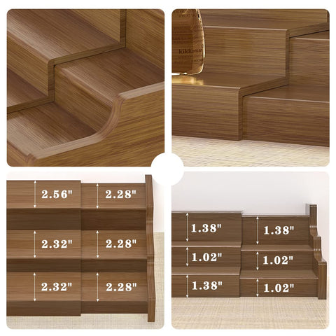 Zri Bamboo shelf for vitamins and essential oils neatly displayed.