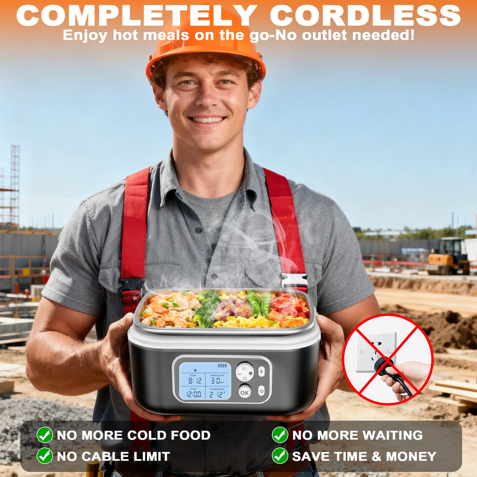 ZRYBOMY smart on screen controls for easy meal timing