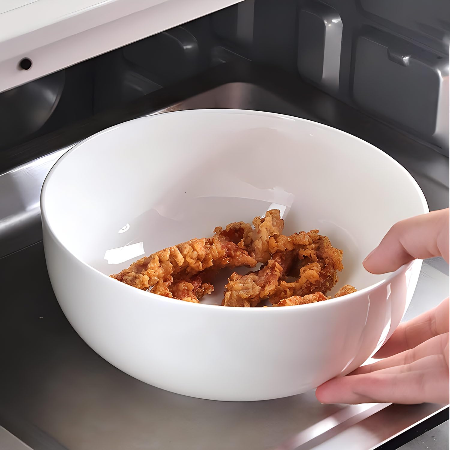 Zscera scratch-resistant ceramic bowls maintaining a bright, clean look.