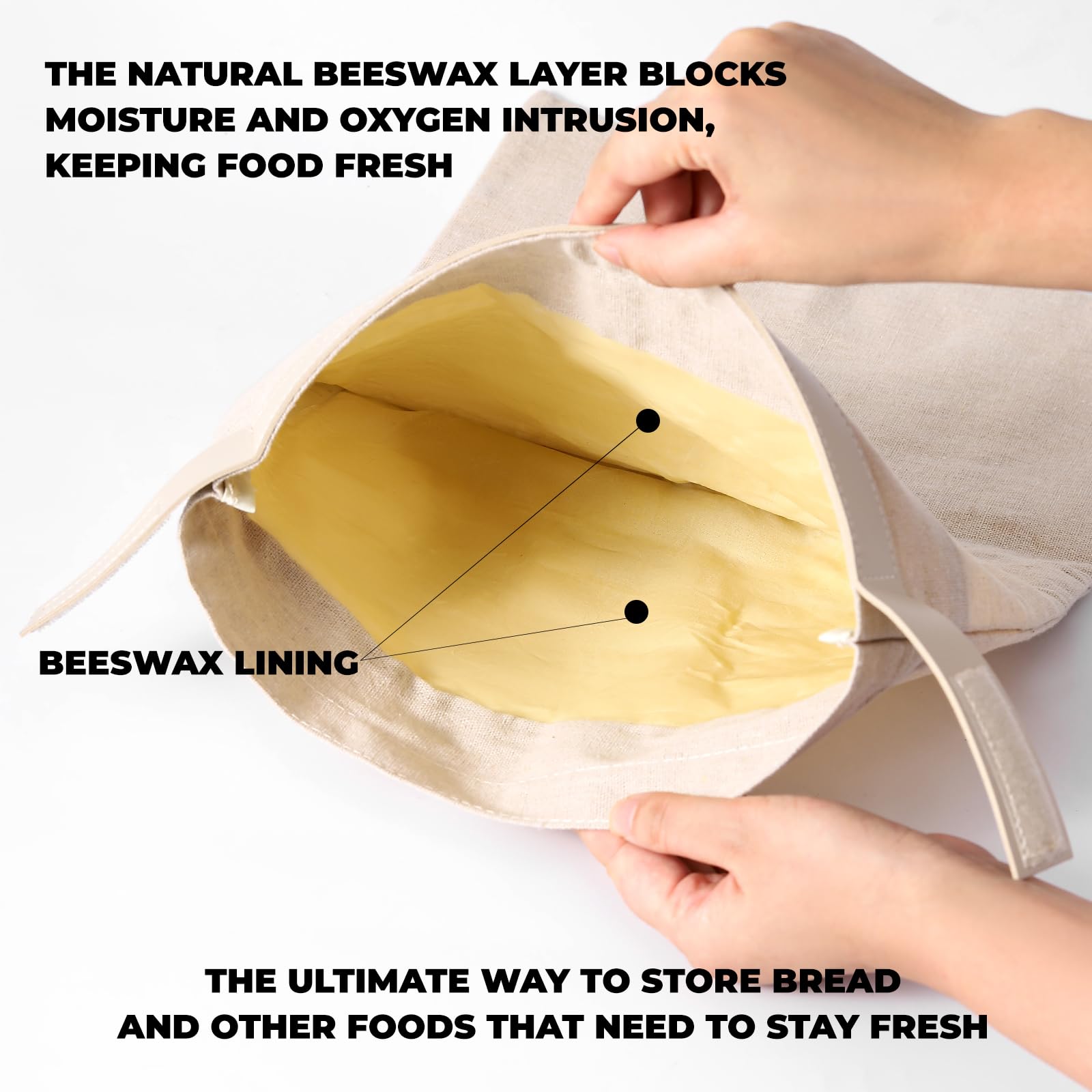 ZSHLXM beeswax layer detail demonstrates moisture and air protection.