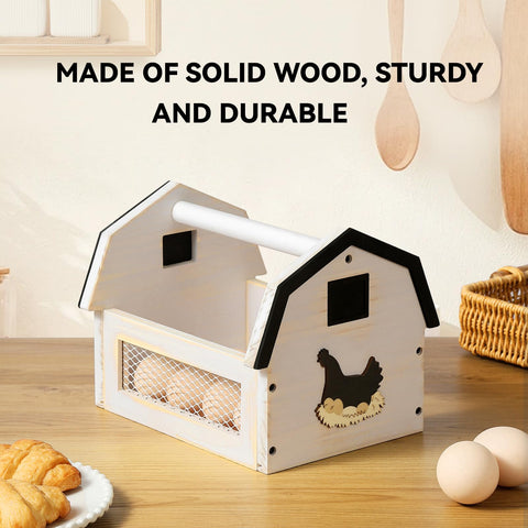 ZSHLXM egg basket holds 18-24 eggs, ideal for small flocks.