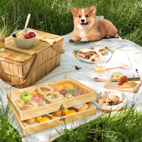 ZTDMGZS charcuterie board gift ready box perfect for weddings and housewarmings