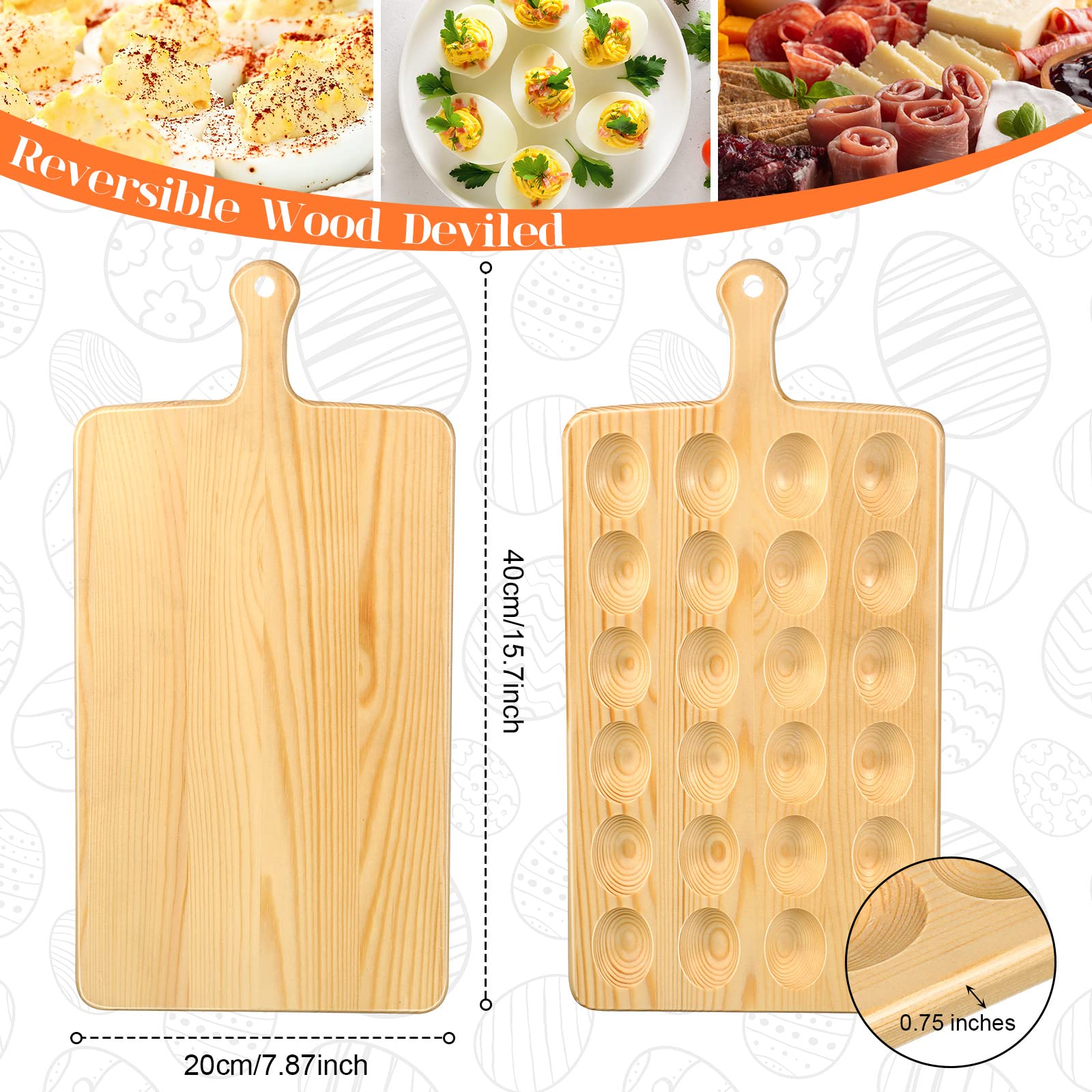 Zubebe beech wood egg holder close-up, sturdy and smooth