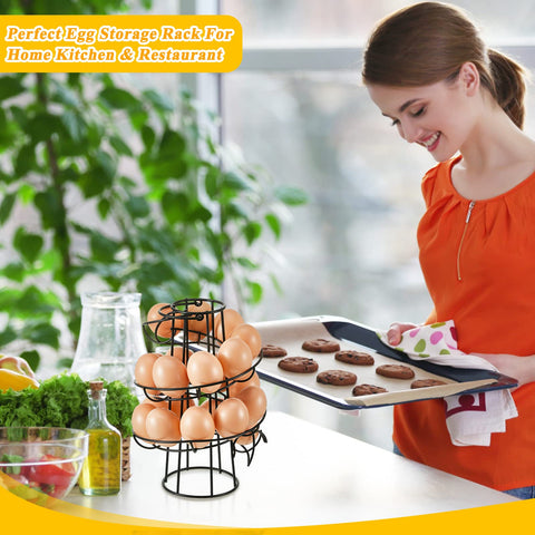 Zubebe kitchen counter display elevates everyday eggs with style