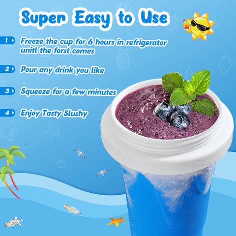 ZUGM Portable Smoothies Cups for on the go beverages and family fun